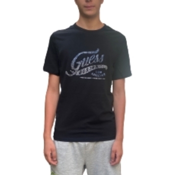 Abbigliamento Uomo T-shirt & Polo Guess T-SHIRT E24GU43 Nero