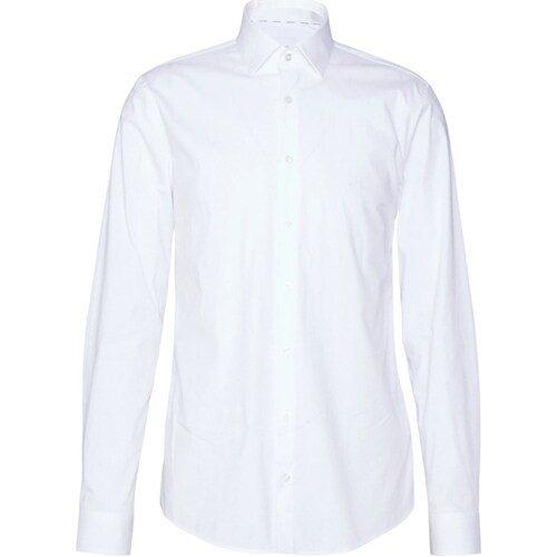 Abbigliamento Uomo Camicie maniche lunghe Calvin Klein Jeans K10K108229 Bianco