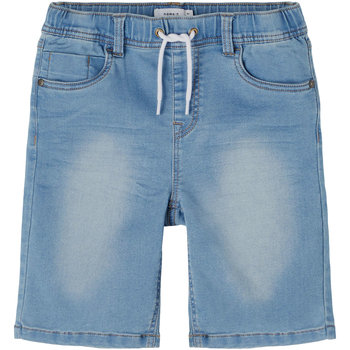 Abbigliamento Bambino Shorts / Bermuda Name it BERMUDA IN DENIM RYAN RAGAZZO Blu
