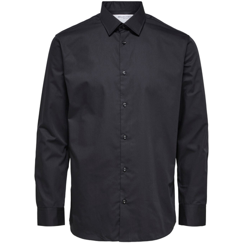 Abbigliamento Donna Camicie Selected Regethan Classic Overhemd Zwart Nero