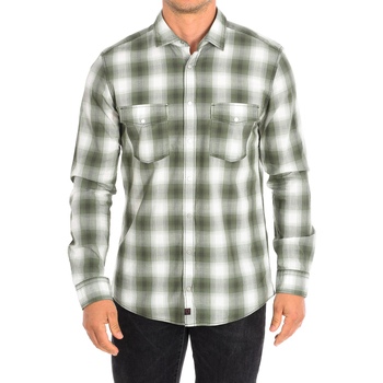 Abbigliamento Uomo Camicie maniche lunghe Strellson 10004718-325 Verde