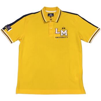 Abbigliamento Uomo T-shirt & Polo La Martina NMP623PK001GIAL-M Giallo