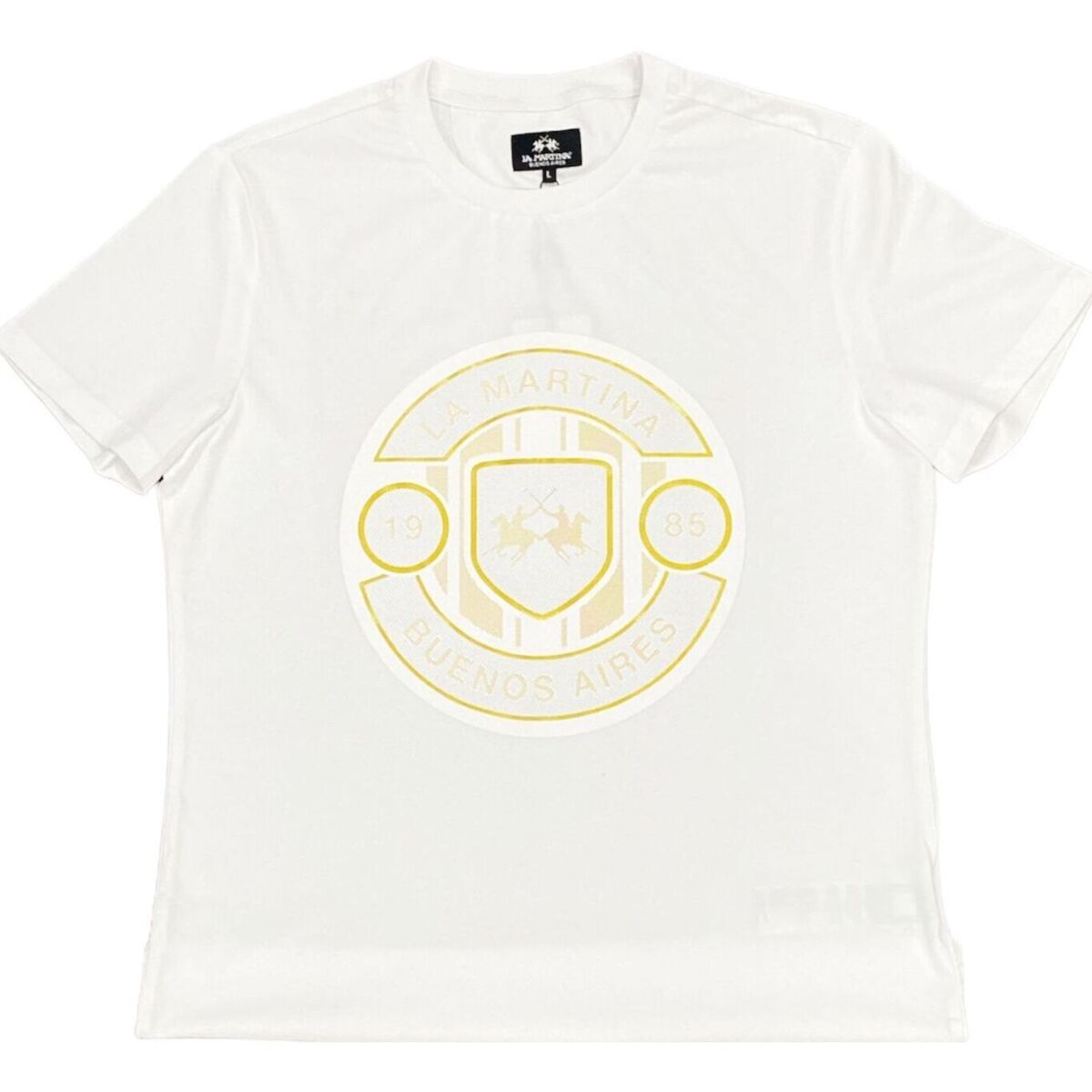 Abbigliamento Uomo T-shirt & Polo La Martina SMR303JS20600001-L Bianco