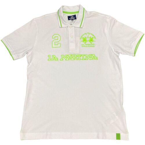 Abbigliamento Uomo T-shirt & Polo La Martina TMP306PK001B0680-M Bianco