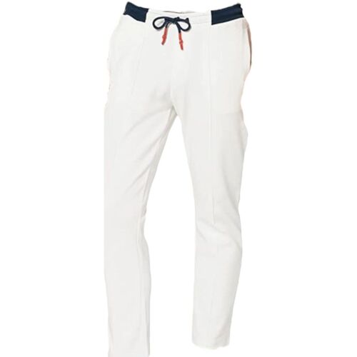 Abbigliamento Uomo Pantaloni La Martina SMT005FP169WHITE Bianco