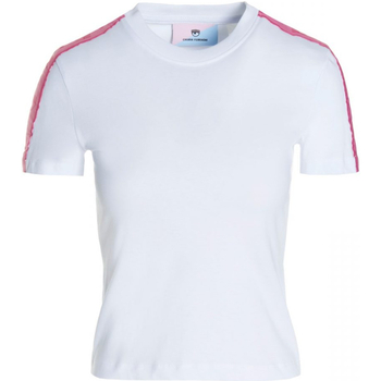 Abbigliamento Donna T-shirt & Polo Chiara Ferragni 72CBHT20CJT00003-XS Bianco