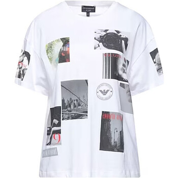 Abbigliamento Donna T-shirt & Polo Emporio Armani 8N2T9G2J53Z0100-42 Bianco