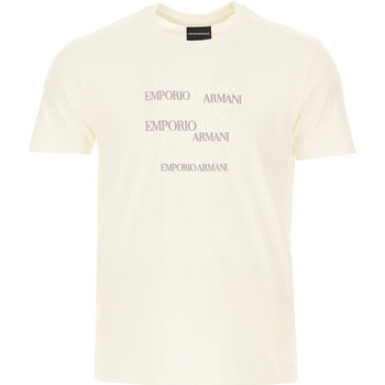 Abbigliamento Uomo T-shirt & Polo Emporio Armani 3K1TD61JSHZ0101-XL Bianco