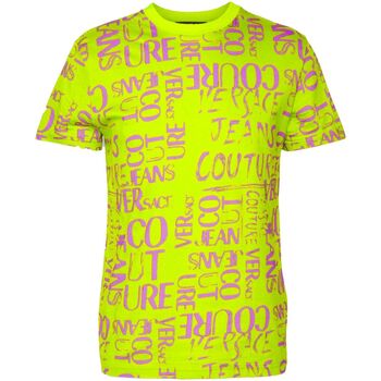 Abbigliamento Uomo T-shirt & Polo Versace Jeans Couture 74GAH6S2JS167110 Verde