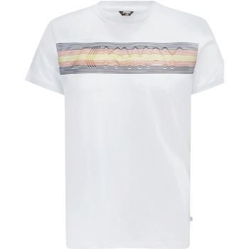 Abbigliamento Uomo T-shirt & Polo K-Way K3121TW001 Bianco