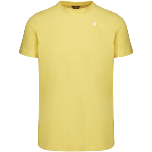 Abbigliamento Uomo T-shirt & Polo K-Way K3121RWXZ7 Giallo