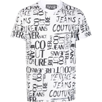 Abbigliamento Uomo T-shirt & Polo Versace Jeans Couture 74GAH6S2JS167003 Bianco