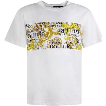 Abbigliamento Uomo T-shirt & Polo Versace Jeans Couture 74GAH617HS161G03 Bianco