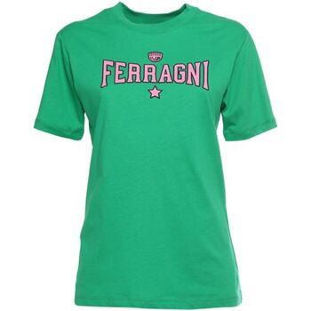 Abbigliamento Donna T-shirt & Polo Chiara Ferragni 74CBHT02CJT00144 Verde
