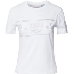 Abbigliamento Donna T-shirt & Polo Chiara Ferragni 74CBHG02CJG01003 Bianco