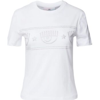 Abbigliamento Donna T-shirt & Polo Chiara Ferragni 74CBHG02CJG01003 Bianco