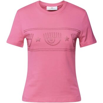 Abbigliamento Donna T-shirt & Polo Chiara Ferragni 74CBHG02CJG01424 Rosa