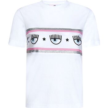 Abbigliamento Donna T-shirt & Polo Chiara Ferragni 74CBHF03CJF10003 Bianco
