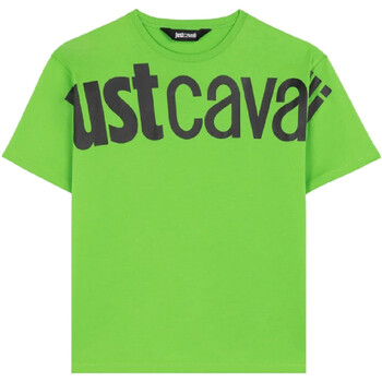Abbigliamento Uomo T-shirt & Polo Roberto Cavalli 74OBHE00CJ110118 Verde