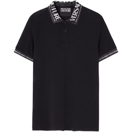 Abbigliamento Uomo T-shirt & Polo Versace Jeans Couture 74GAGT02CG01T899 Nero