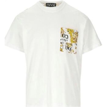Abbigliamento Uomo T-shirt & Polo Versace Jeans Couture 74GAH6R0JS161G03 Bianco