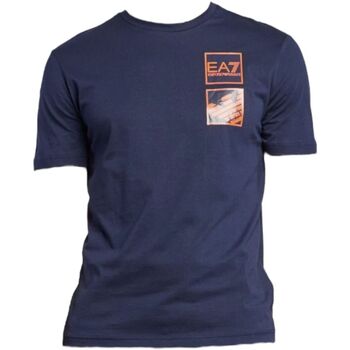 Abbigliamento Uomo T-shirt & Polo Ea7 Emporio Armani 3LPT51PJ02Z1554 Blu