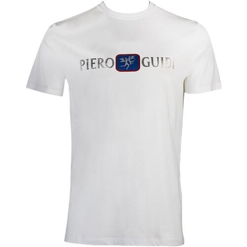 Abbigliamento Uomo T-shirt & Polo Piero Guidi 1873N401F98 Bianco