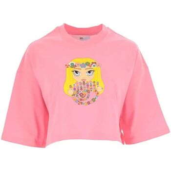Abbigliamento Donna T-shirt & Polo Chiara Ferragni 72CBHT08CJT00414 Rosa