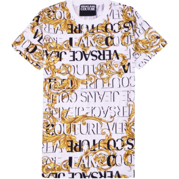 Abbigliamento Uomo T-shirt & Polo Versace Jeans Couture 73GAH6S0JS099G03 Bianco
