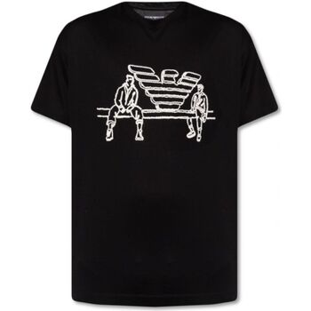 Abbigliamento Uomo T-shirt & Polo Emporio Armani 3L1TFY1JSAZ0999 Nero