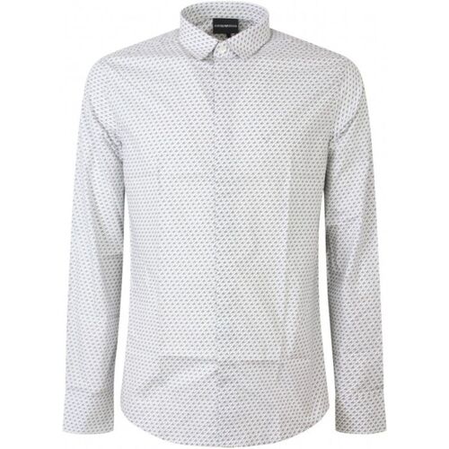 Abbigliamento Uomo Camicie maniche lunghe Emporio Armani 6H1C631NC0ZF101 Bianco