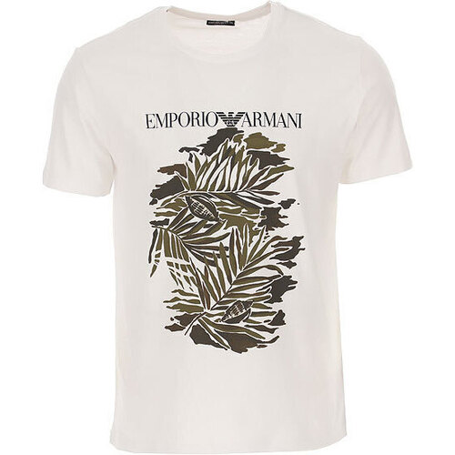Abbigliamento Uomo T-shirt & Polo Emporio Armani 2118181P46869610 Bianco
