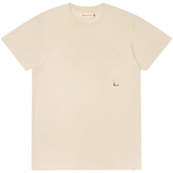 Abbigliamento Uomo T-shirt & Polo Revolution Regular T-Shirt 1330 SWI - Off White Bianco