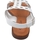 Scarpe Donna Sandali Malu Shoes Sandalo basso donna bianco ragnetto con chiusura fibbia alla ca Bianco
