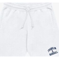 Abbigliamento Uomo Shorts / Bermuda Franklin & Marshall JM4007-2000P01 ARCH LETTER-011 OFF WHITE Bianco