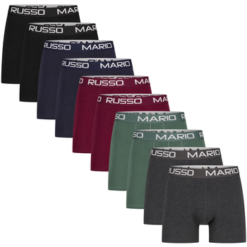 Mario Russo 10-Pack Basic Boxers Multicolore