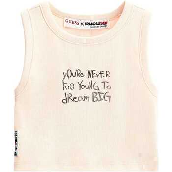 Abbigliamento Bambina Top / T-shirt senza maniche Guess TOP J3YI45KA0H1 Rosa