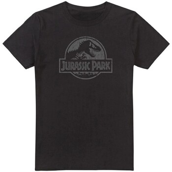 Abbigliamento Uomo T-shirts a maniche lunghe Jurassic Park TV2143 Nero
