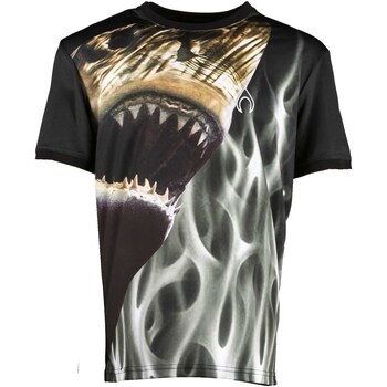 Abbigliamento Uomo T-shirt & Polo Nytrostar T-Shirt With Shark Print Nero