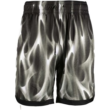 Abbigliamento Uomo Shorts / Bermuda Nytrostar Shorts With Grey Fire Print Nero