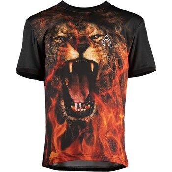 Abbigliamento Uomo T-shirt & Polo Nytrostar T-Shirt With Lion Print Nero