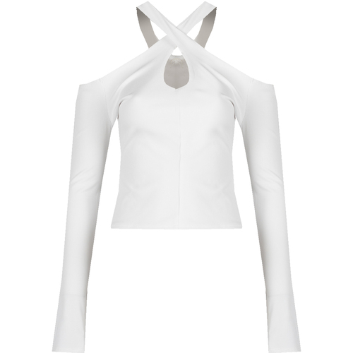 Abbigliamento Donna Top / Blusa Guess W1RP04KAVF1 Bianco