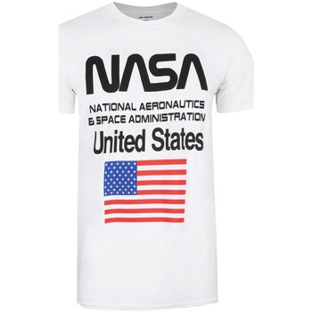 Abbigliamento Uomo T-shirts a maniche lunghe Nasa Administration Bianco