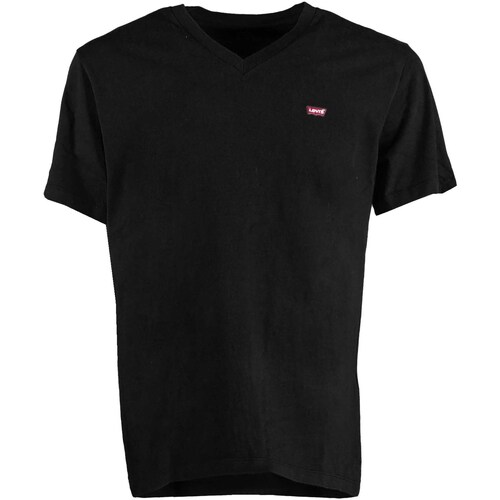 Abbigliamento Uomo T-shirt & Polo Levi's Original Hm Vneck Mineral Black Nero