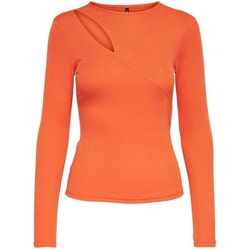 Abbigliamento Donna T-shirt & Polo Only 15285058 ALLIE-FLAME Arancio