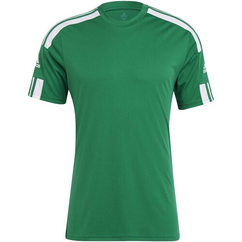 Abbigliamento Uomo T-shirt & Polo adidas Originals Squad 21 Jsy Ss Teagrn/White Verde