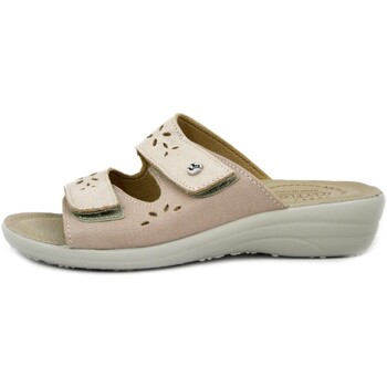 Fly Flot Ciabatte Donna in Eco Pelle, Chiusura Strap - T4A56BE Beige