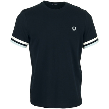 Abbigliamento Uomo T-shirt maniche corte Fred Perry Bold Tipped Pique Blu