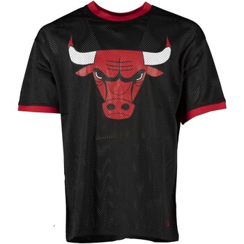 Abbigliamento Uomo T-shirt & Polo New-Era Nba Team Logo Mesh Os Tee Chibul  Blkfdr Nero