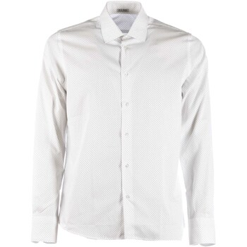 Abbigliamento Uomo Camicie maniche lunghe Sl56 Como Camicia Uomo Col.07 Bianco